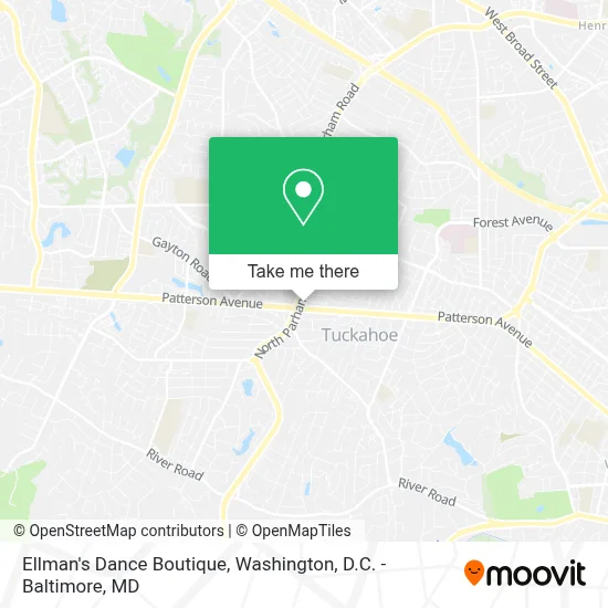 Ellman's Dance Boutique map