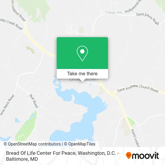 Bread Of Life Center For Peace map