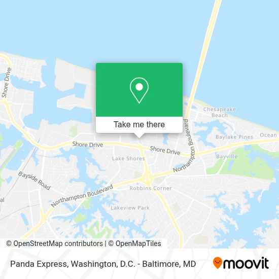 Panda Express map