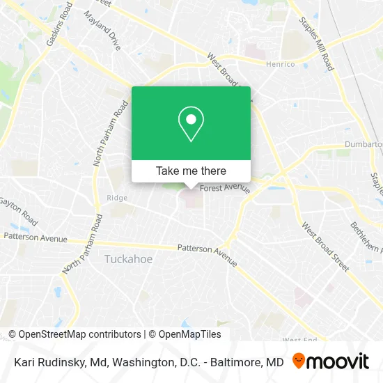 Kari Rudinsky, Md map