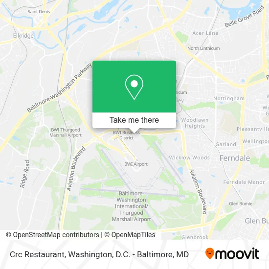 Crc Restaurant map