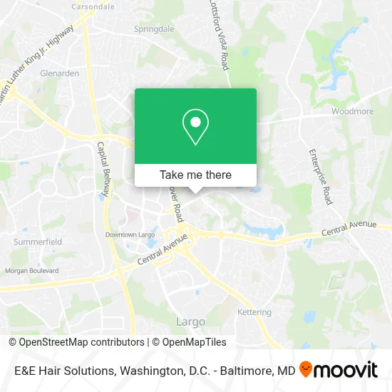 E&E Hair Solutions map