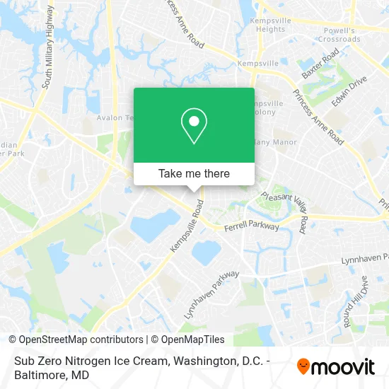 Sub Zero Nitrogen Ice Cream map