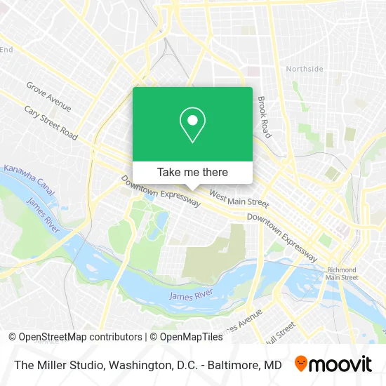 The Miller Studio map