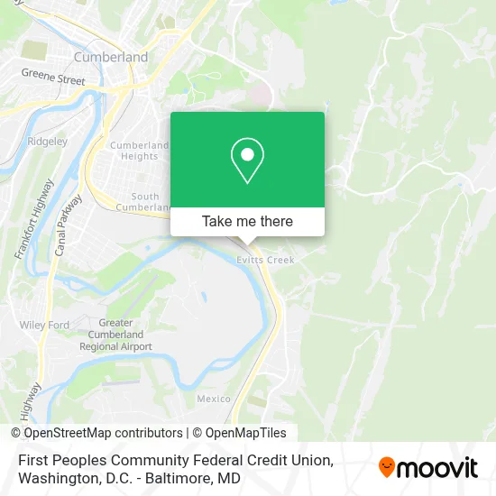 First Peoples Community Federal Credit Union map