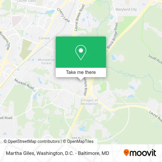 Martha Giles map