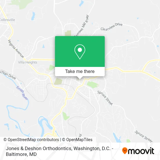Jones & Deshon Orthodontics map