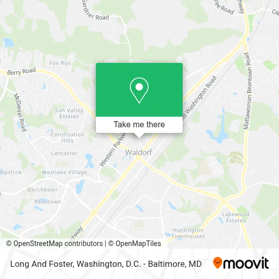 Long And Foster map