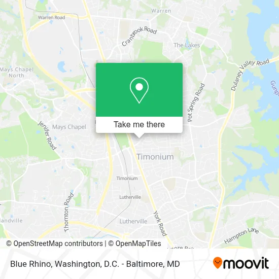 Blue Rhino map