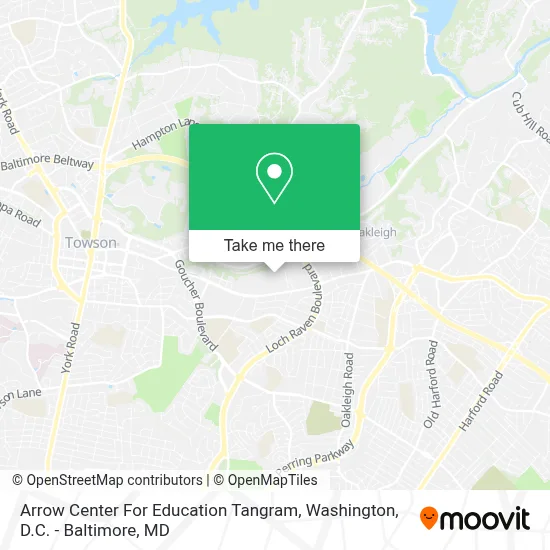Arrow Center For Education Tangram map