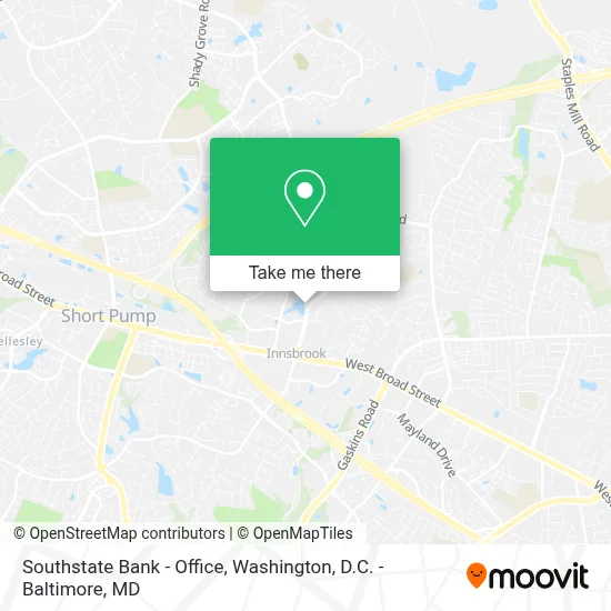 Southstate Bank - Office map