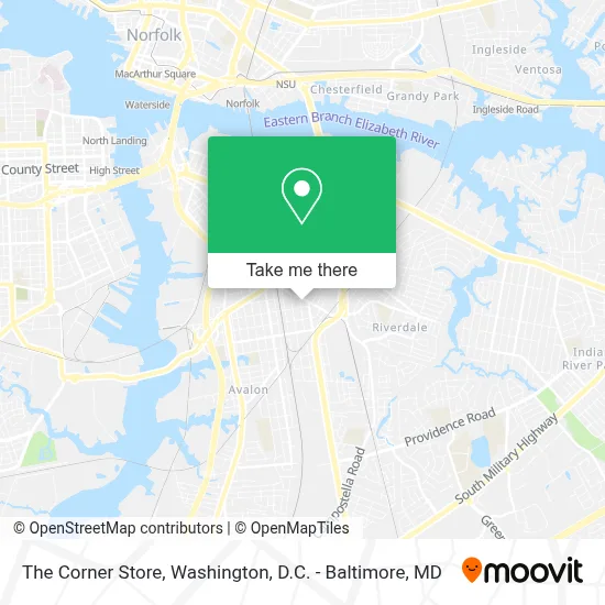 The Corner Store map