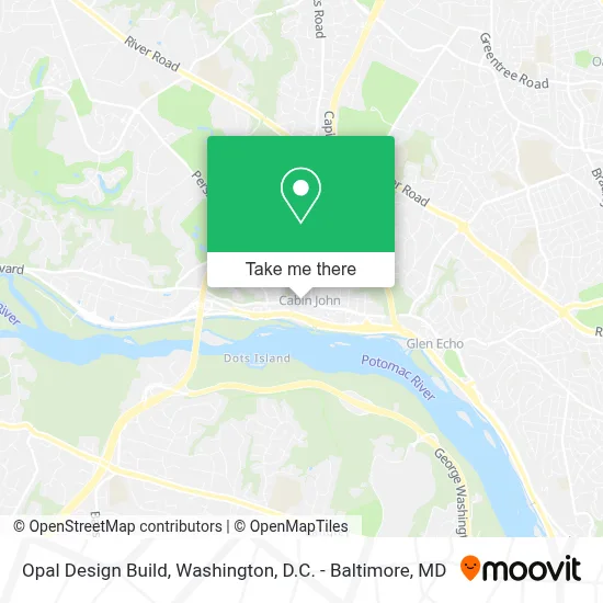 Opal Design Build map