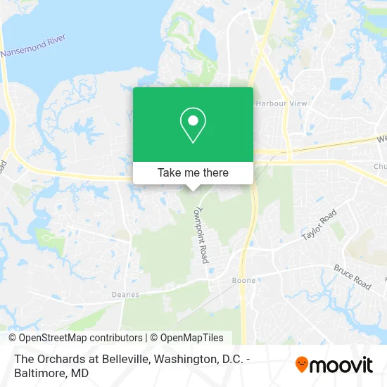The Orchards at Belleville map