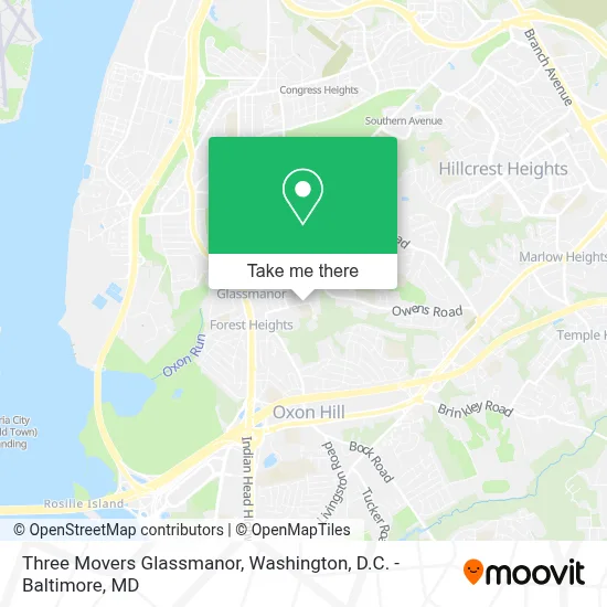 Three Movers Glassmanor map
