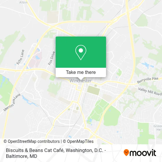 Biscuits & Beans Cat Café map