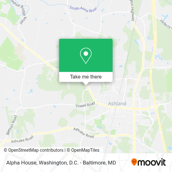 Alpha House map