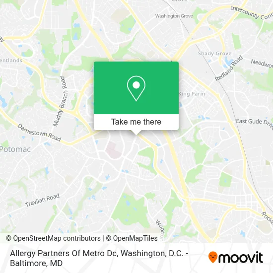 Allergy Partners Of Metro Dc map