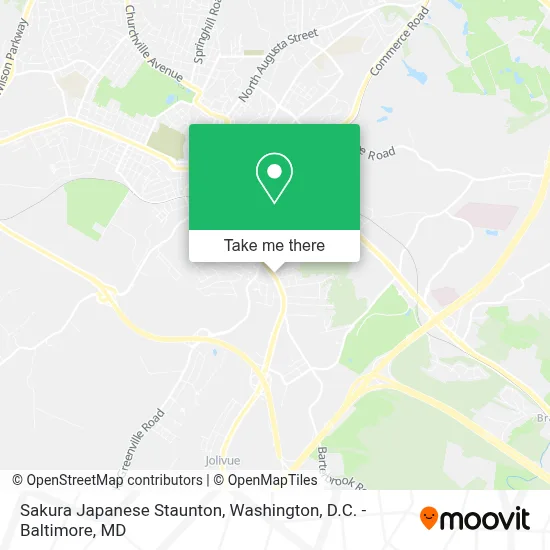 Sakura Japanese Staunton map