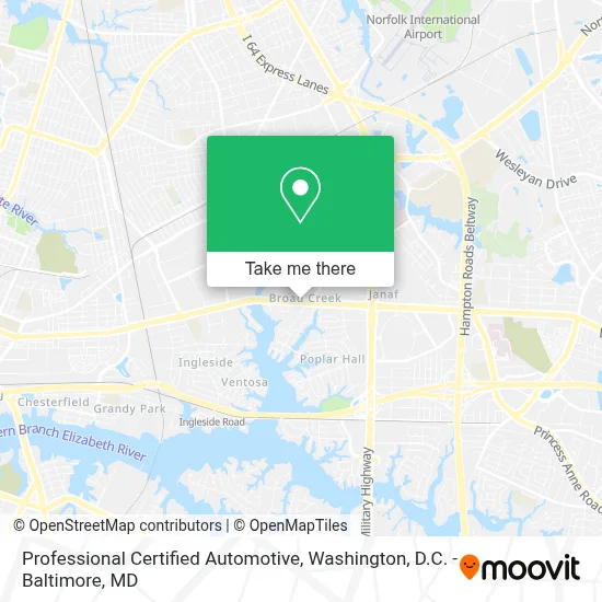 Professional Certified Automotive map