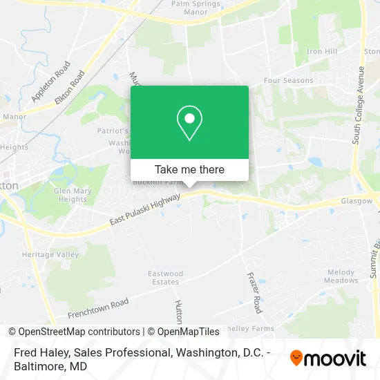 Fred Haley, Sales Professional map