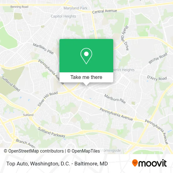 Top Auto map