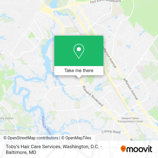 Toby's Hair Care Services map