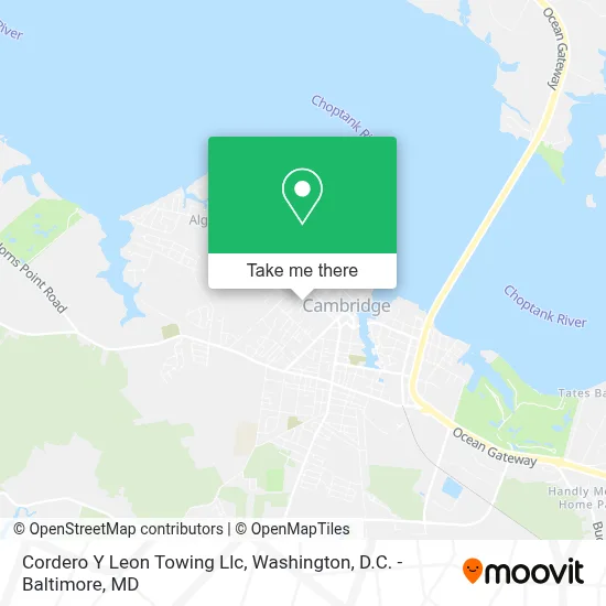 Cordero Y Leon Towing Llc map