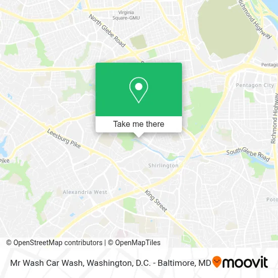 Mr Wash Car Wash map