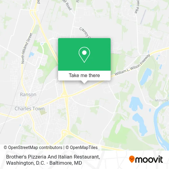 Brother's Pizzeria And Italian Restaurant map