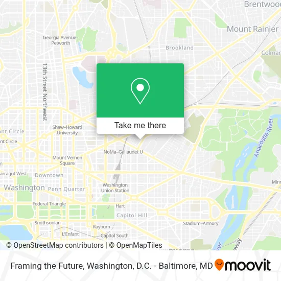 Framing the Future map