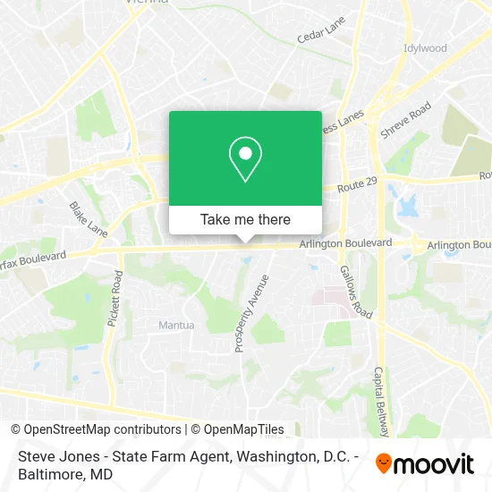 Steve Jones - State Farm Agent map
