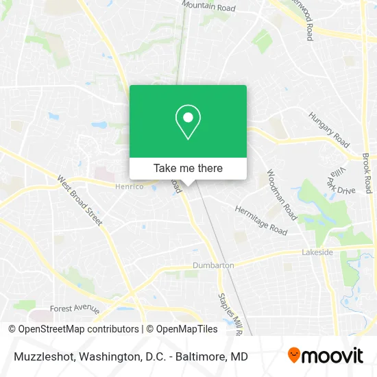 Muzzleshot map