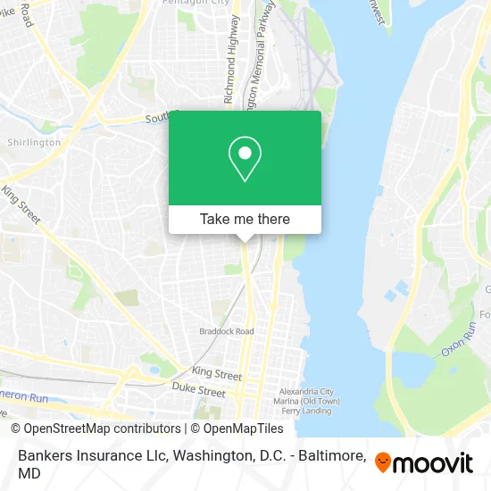 Bankers Insurance Llc map