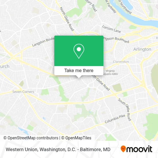 Western Union map