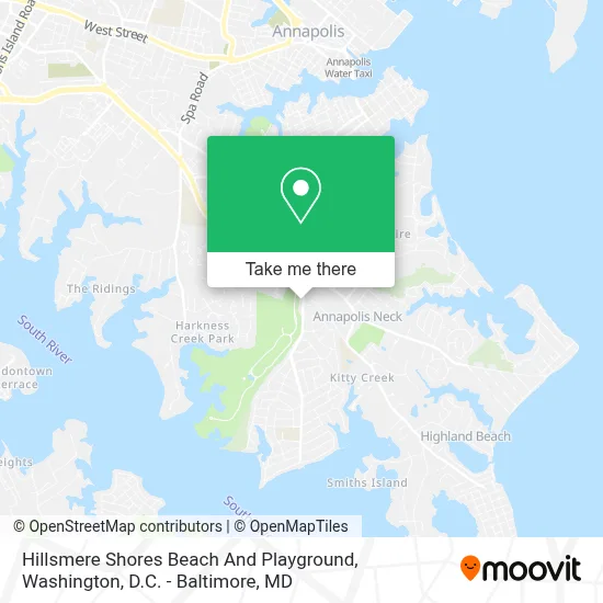 Hillsmere Shores Beach And Playground map