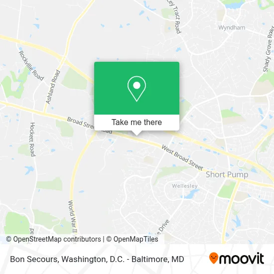 Bon Secours map