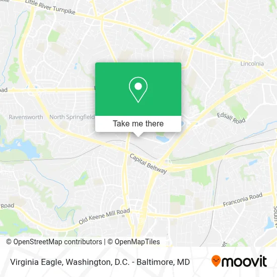 Virginia Eagle map