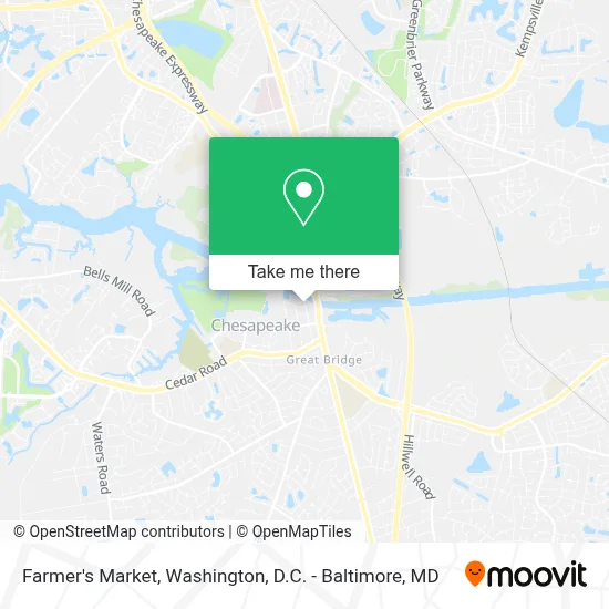 Farmer's Market map