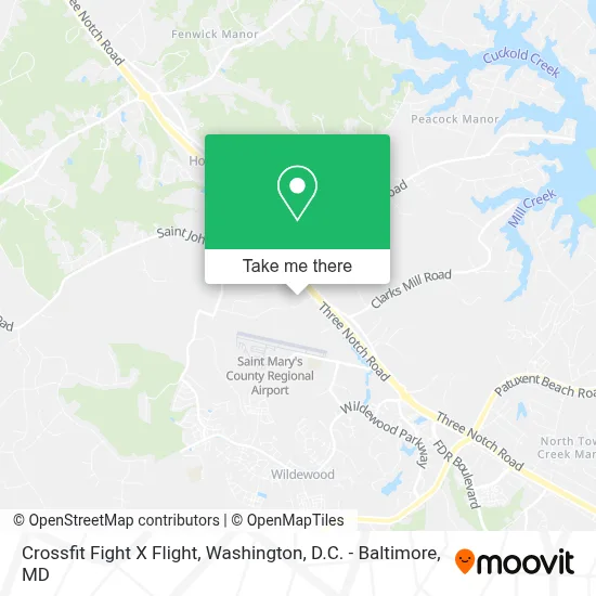 Crossfit Fight X Flight map