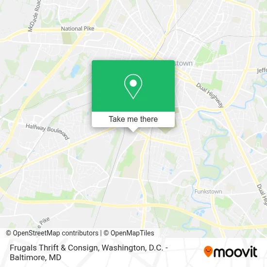 Frugals Thrift & Consign map
