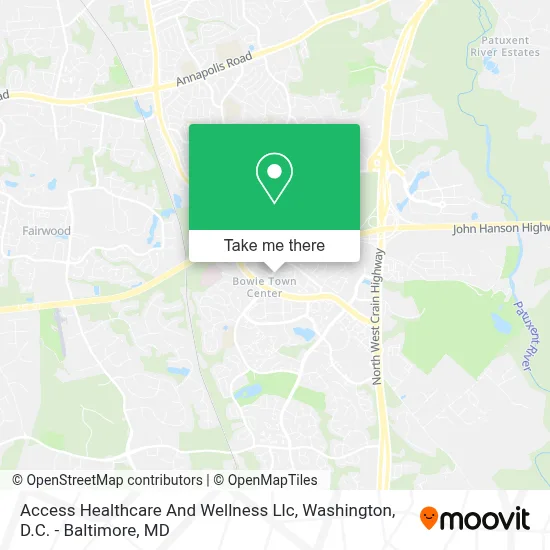 Access Healthcare And Wellness Llc map