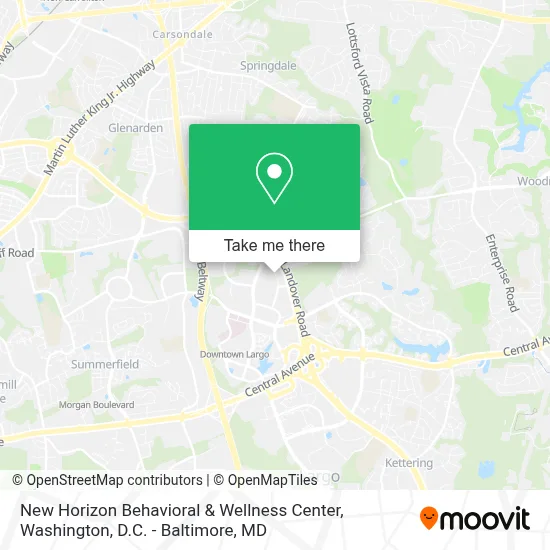 New Horizon Behavioral & Wellness Center map