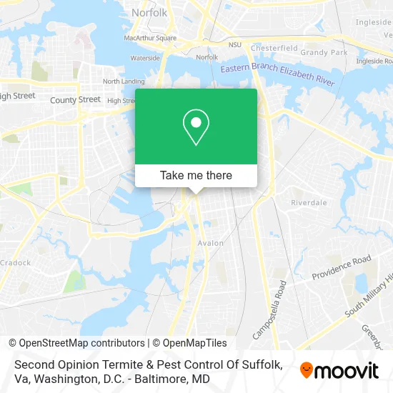 Second Opinion Termite & Pest Control Of Suffolk, Va map
