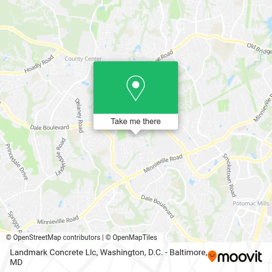 Landmark Concrete Llc map