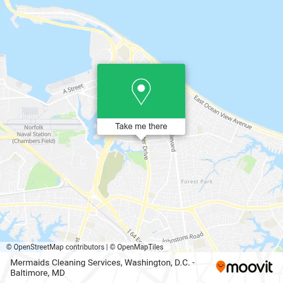 Mermaids Cleaning Services map