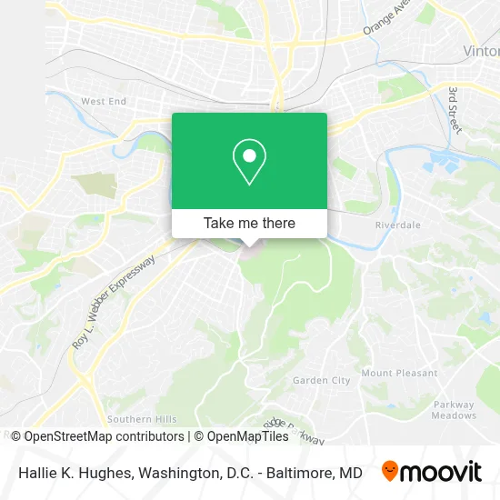 Hallie K. Hughes map