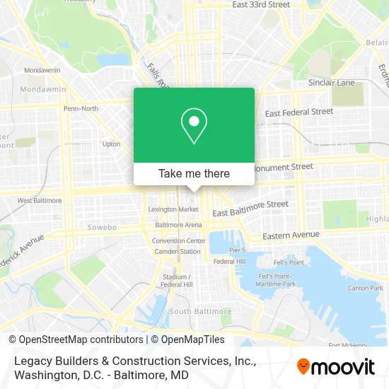 Legacy Builders & Construction Services, Inc. map