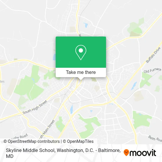 Skyline Middle School map