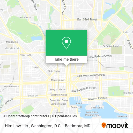 Hlm Law, Llc. map